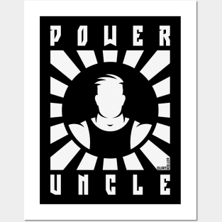 Power Uncle (Rays / White) Posters and Art